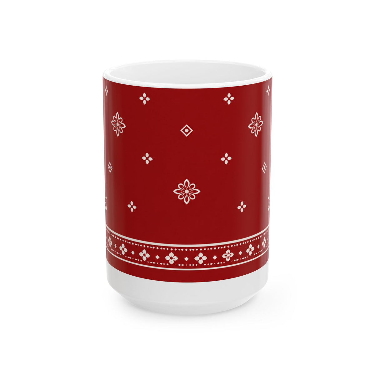 DEMO Golf BANDANA 2 - Ceramic Mug (Turkish Red)